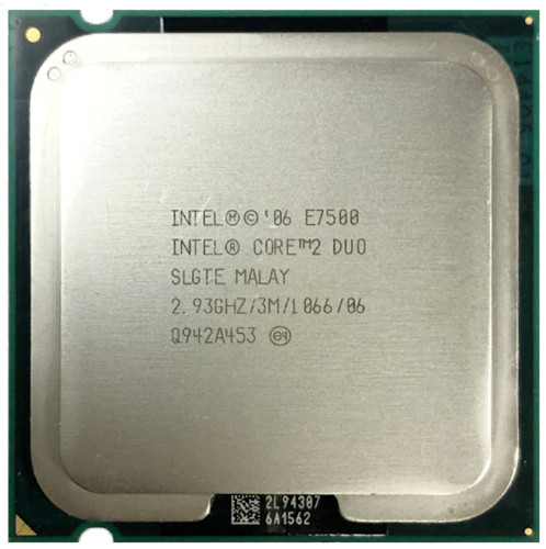 Intel core duo e7500 - intel,